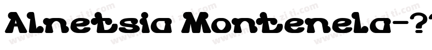 Alnetsia Montenela字体转换
